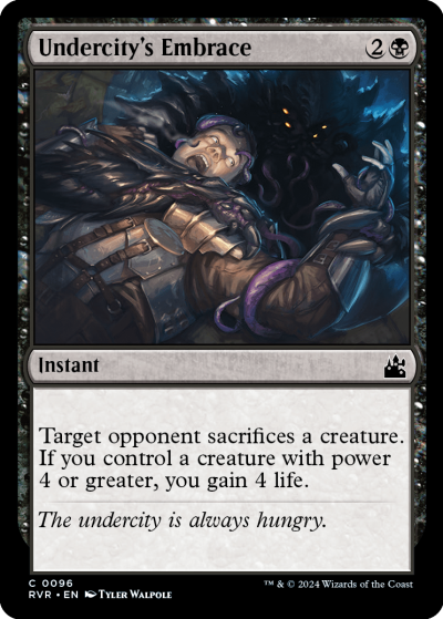 Undercity's Embrace - Ravnica Remastered Spoiler