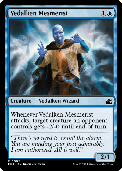 Vedalken Mesmerist - Ravnica Remastered Spoiler