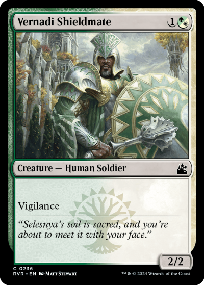 Vernadi Shieldmate - Ravnica Remastered Spoiler