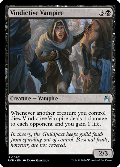 Vindictive Vampire - Ravnica Remastered Spoiler