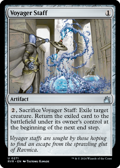 Voyager Staff - Ravnica Remastered Spoiler