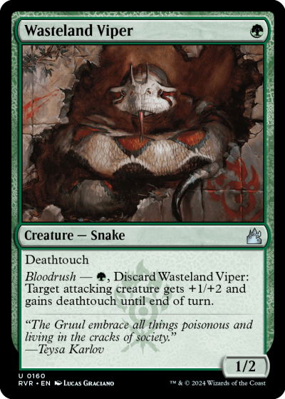 Wasteland Viper - Ravnica Remastered Spoiler