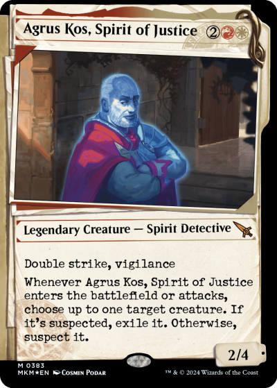 Agrus Kos, Spirit of Justice 2 - Murders at Karlov Manor Spoiler