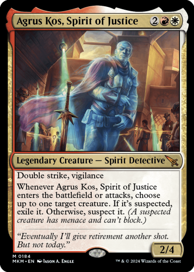 Agrus Kos, Spirit of Justice - Murders at Karlov Manor Spoiler