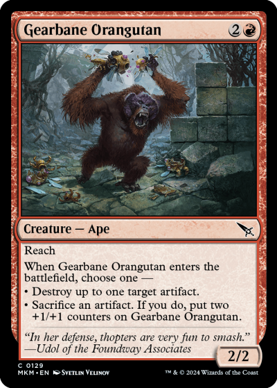 Gearbane Orangutan - Murders at Karlov Manor Spoiler