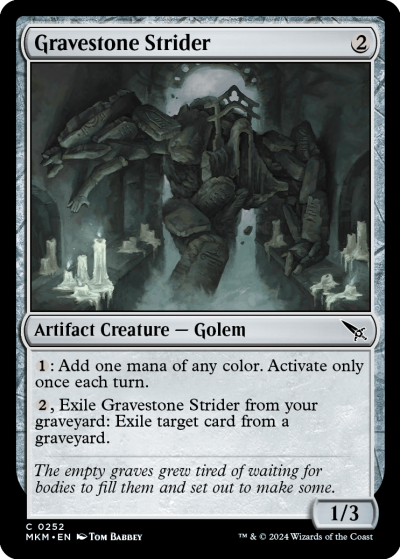 Gravestone Strider - Murders at Karlov Manor Spoiler