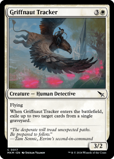 Griffnaut Tracker - Murders at Karlov Manor Spoiler