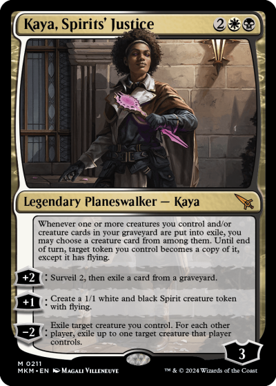 Kaya, Spirits' Justice - Murders at Karlov Manor Spoiler