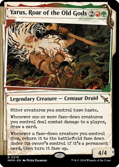 Yarus, Roar of the Old Gods (Variant) - Murders at Karlov Manor Spoiler