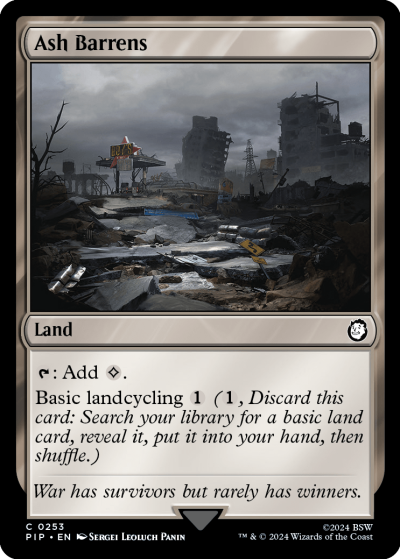 Ash Barrens - Fallout Spoiler