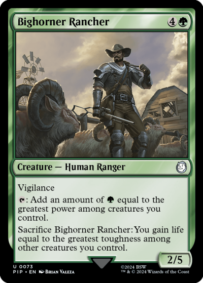 Bighorner Rancher - Fallout Spoiler