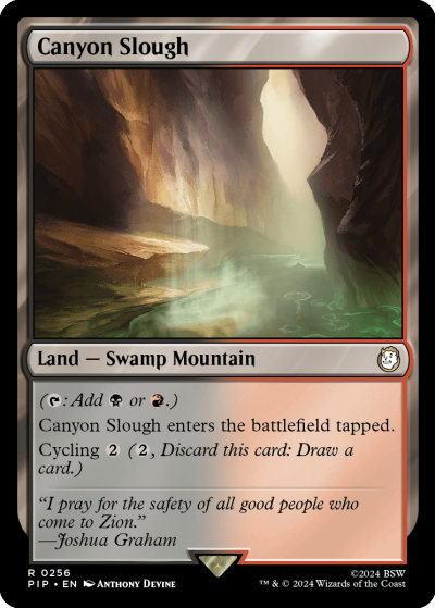 Canyon Slough - Fallout Spoiler