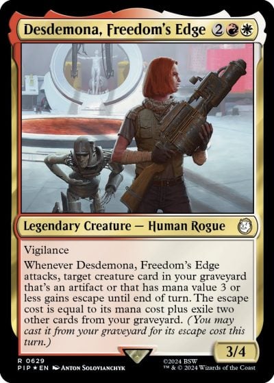 Desdemona, Freedom’s Edge