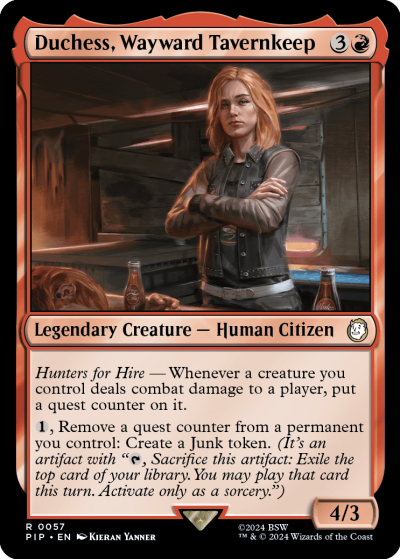 Duchess, Wayward Tavernkeep - Fallout Spoiler