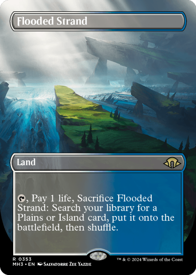 Flooded Strand (Variant) - Modern Horizons 3 Spoiler