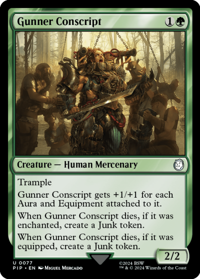 Gunner Conscript - Fallout Spoiler