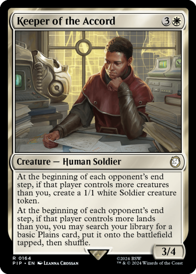 Keeper of the Accord - Fallout Spoiler
