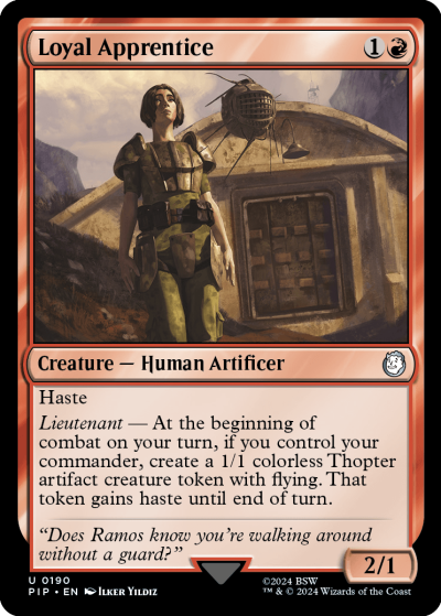 Loyal Apprentice - Fallout Spoiler