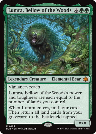 Lumra, Bellow of the Woods - Bloomburrow Spoiler