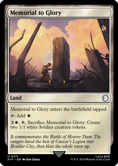 Memorial to Glory - Fallout Spoiler