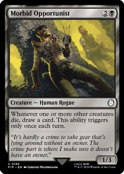 Morbid Opportunist - Fallout Spoiler