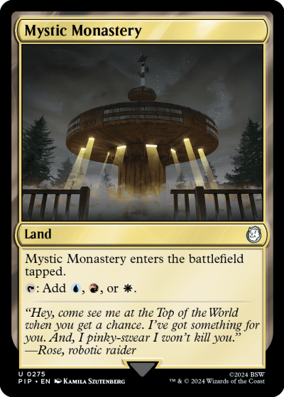 Mystic Monastery - Fallout Spoiler