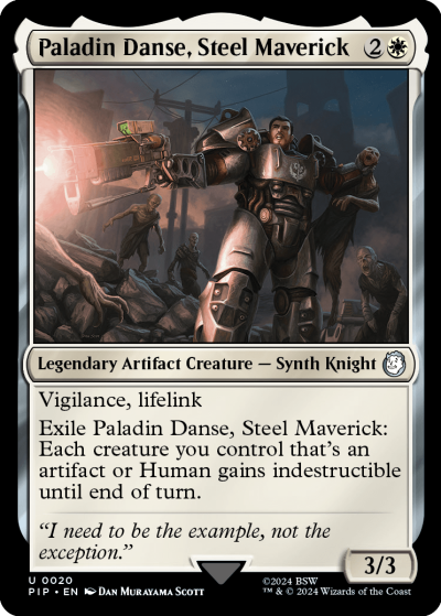 Paladin Danse, Steel Maverick - Fallout Spoiler