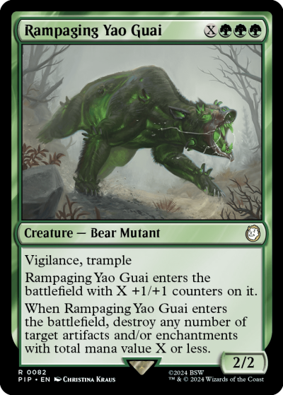 Rampaging Yao Guai - Fallout Spoiler