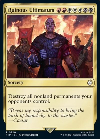 Ruinous Ultimatum