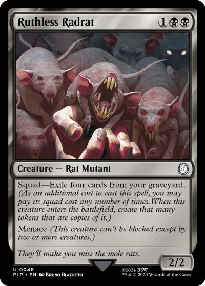 Ruthless Radrat - Fallout Spoiler