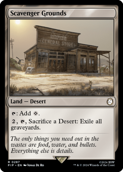 Scavenger Grounds - Fallout Spoiler