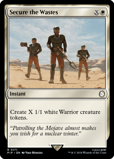 Secure the Wastes - Fallout Spoiler