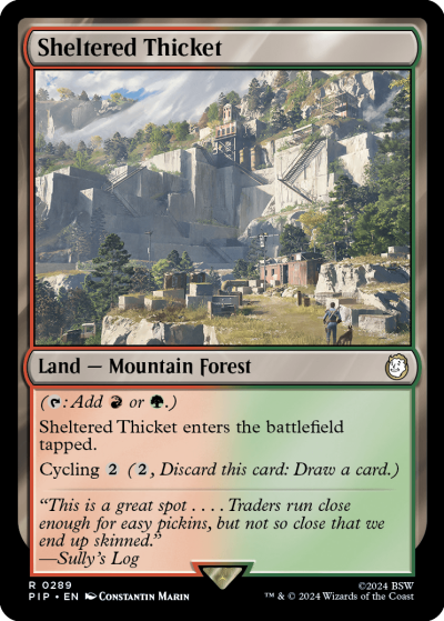 Sheltered Thicket - Fallout Spoiler