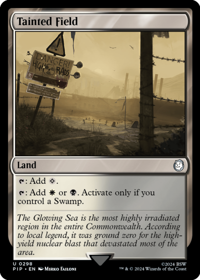 Tainted Field - Fallout Spoiler