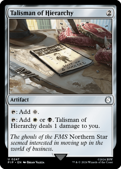 Talisman of Hierarchy - Fallout Spoiler