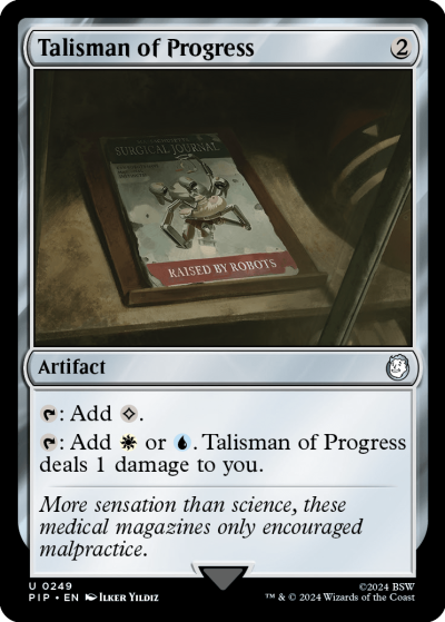 Talisman of Progress - Fallout Spoiler