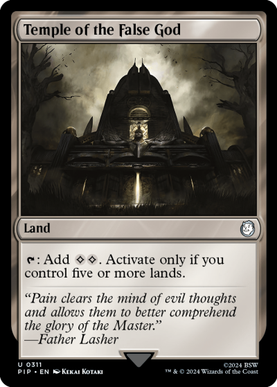 Temple of the False God - Fallout Spoiler