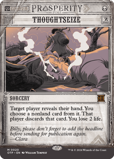 Thoughtseize - Outlaws of Thunder Junction Spoiler