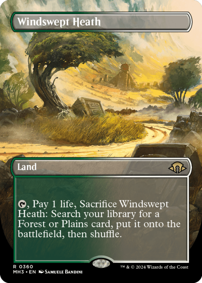 Windswept Heath (Variant) - Modern Horizons 3 Spoiler