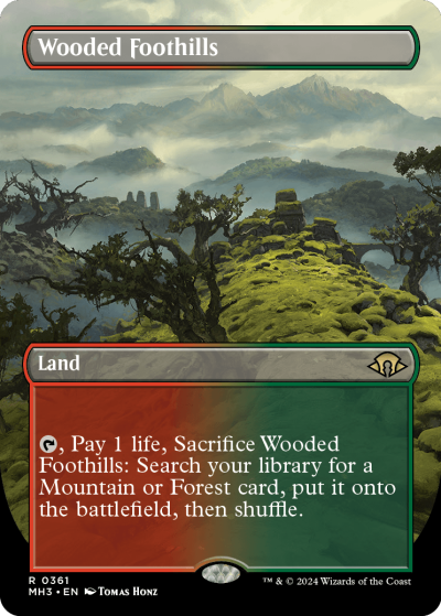 Wooded Foothills (Variant) - Modern Horizons 3 Spoiler