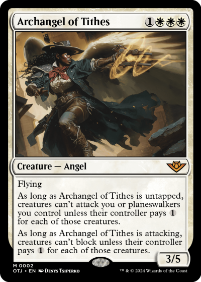 Archangel of Tithes - Outlaws of Thunder Junction Spoiler