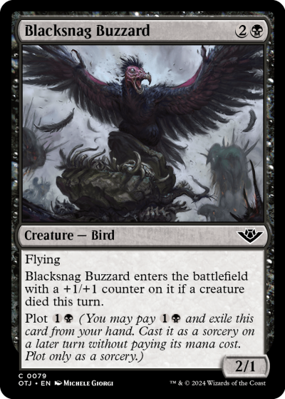 Blacksnag Buzzard - Outlaws of Thunder Junction Spoiler