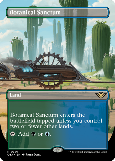 Botanical Sanctum (Variant) - Outlaws of Thunder Junction Spoiler