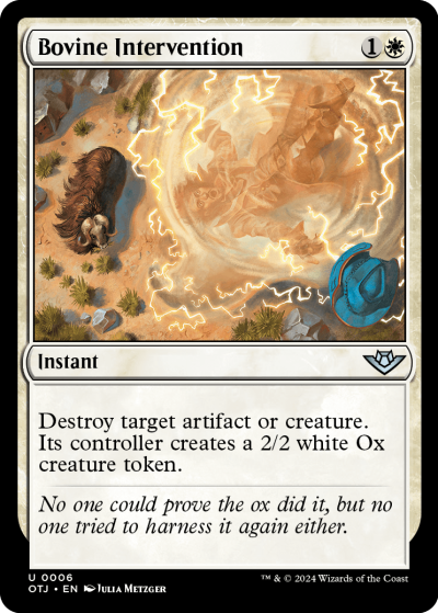 Bovine Intervention - Outlaws of Thunder Junction Spoiler