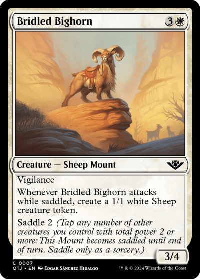 Bridled Bighorn - Outlaws of Thunder Junction Spoiler