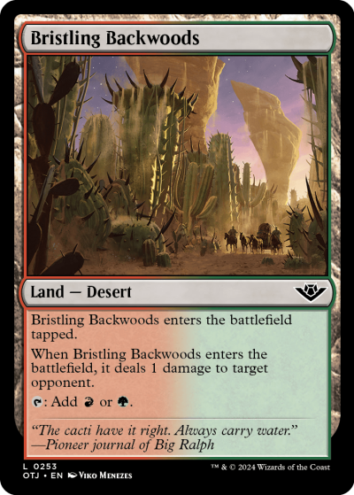 Bristling Backwoods - Outlaws of Thunder Junction Spoiler