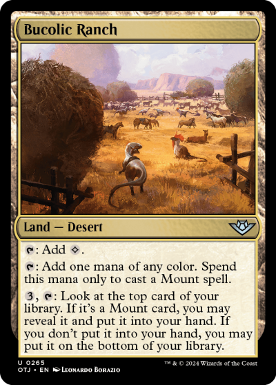 Bucolic Ranch - Outlaws of Thunder Junction Spoiler