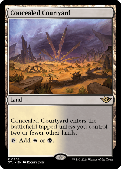 Concealed Courtyard - Outlaws of Thunder Junction Spoiler