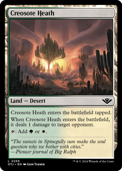 Creosote Heath - Outlaws of Thunder Junction Spoiler