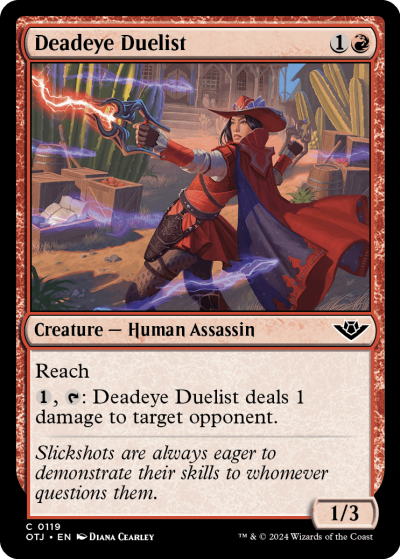 Deadeye Duelist - Outlaws of Thunder Junction Spoiler